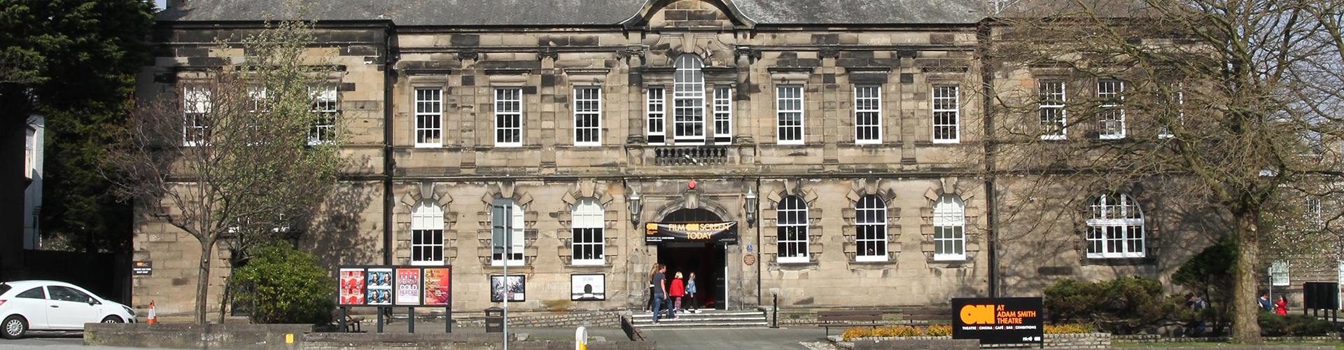 outside view of Adam Smith Theatre, Kirkcaldy