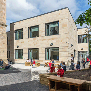 Sciennes Primary School - exterior view of the new annex by Chris Humphreys Photography